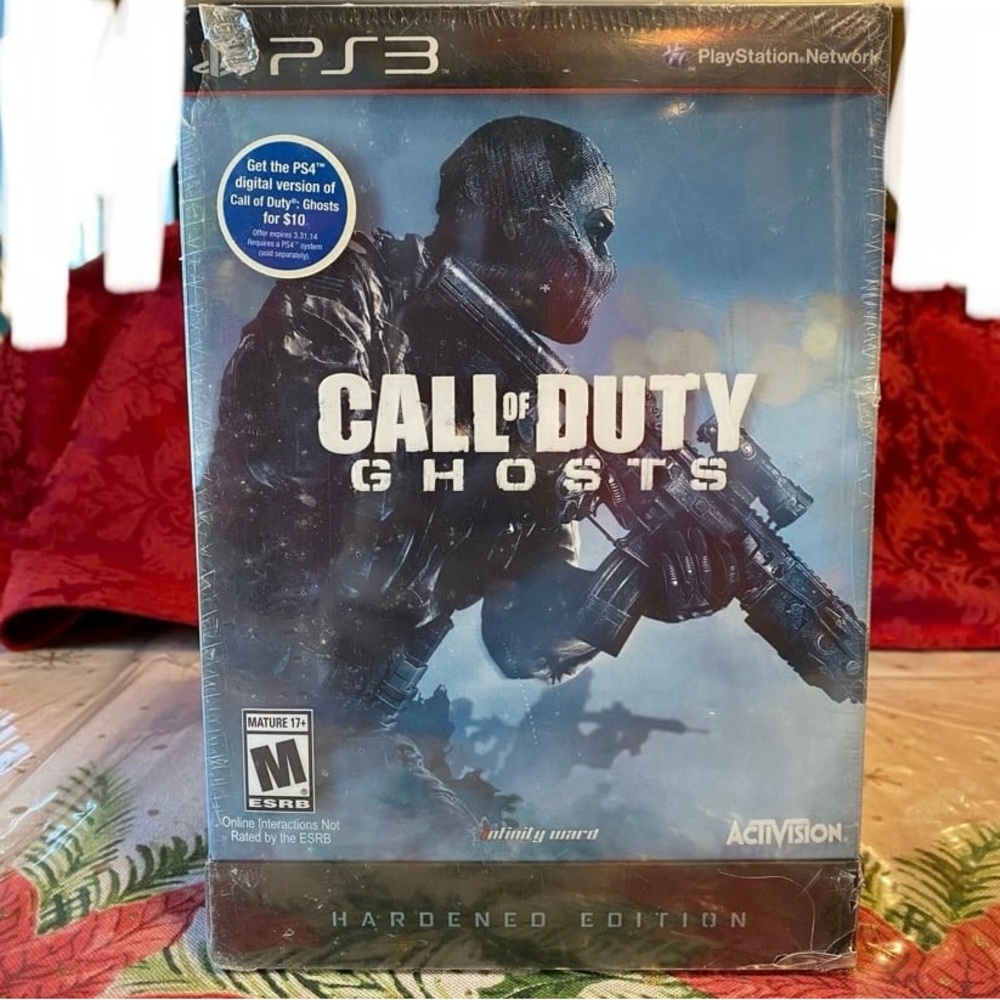 Call of Duty: Ghosts Hardened Edition for PS3 - Black *SEALED*